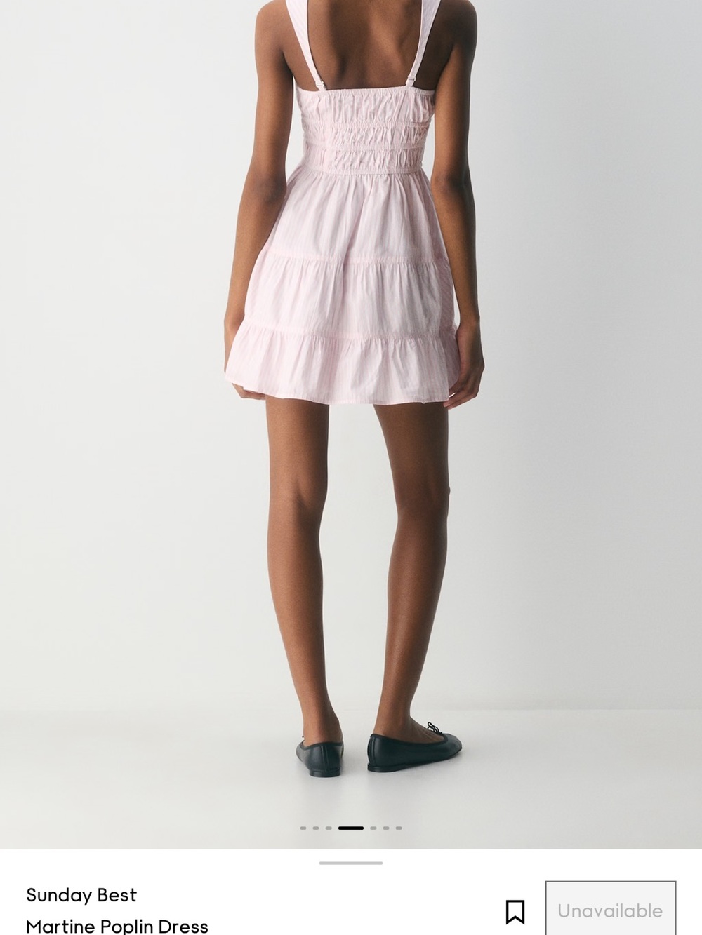 Aritzia Sunday Best Martine Poplin dress - Picture 3 of 6
